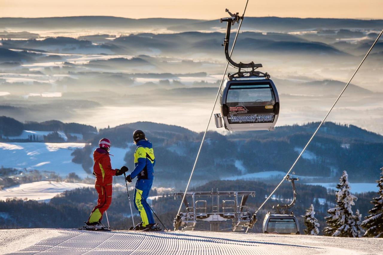 Ctyricitka Na Stastnem Kopci Villa Černý Dŭl Exteriör bild